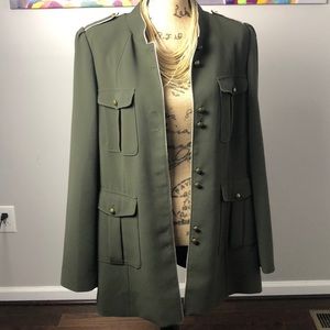 White House Black Market military style jacket